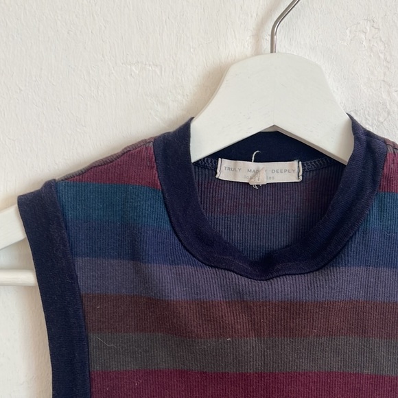 Stripped Cropped Tank from Truly Madly Deeply - Size XS - Picture 3 of 3